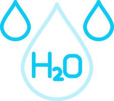 h2o creatief icoon ontwerp vector