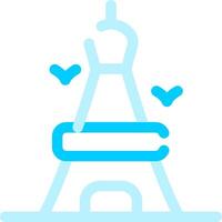 eiffel toren creatief icoon ontwerp vector