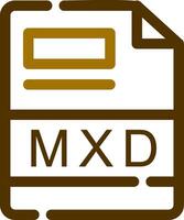 mxd creatief icoon ontwerp vector