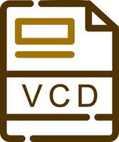 vcd creatief icoon ontwerp vector