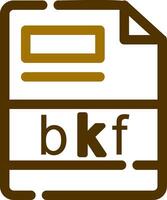 bkf creatief icoon ontwerp vector