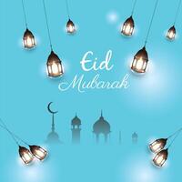 eid ul adha mubarak achtergrond ontwerp vector