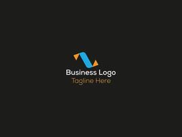 brief logo ontwerp vector