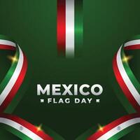 vlag dag Mexico ontwerp illustratie verzameling vector