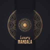 luxe mandala-ontwerp vector