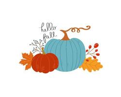 Hallo herfst vector illustratie