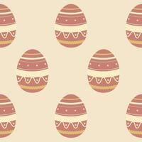 Pasen eieren naadloos patroon, Pasen symbool, decoratief vector elementen, Pasen eieren gemakkelijk patroon