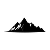 montain schets afbeeldingen. vector illustratie en logo.