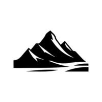 montain schets afbeeldingen. vector illustratie en logo.