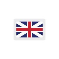 vlag icoon van Verenigde koninkrijk pro vector