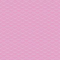 roze naadloos meetkundig Japans golven patroon seigaiha-mon vector