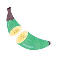 bundel van banaan lekkernijen vlak stickers vector