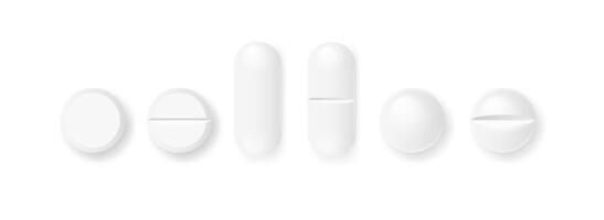 pillen en capsules geneesmiddelen tablets vector