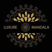 luxe mandala-ontwerp vector