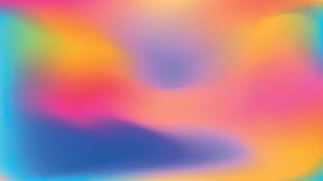 kleurrijk abstract kunst met helling achtergrond en wazig effect vector