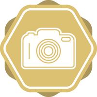 Camera Glyph Meerkleurig achtergrondpictogram vector