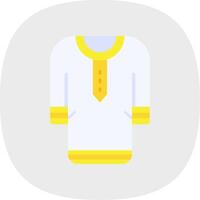 kleren vlak kromme icoon vector