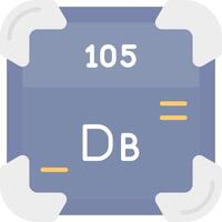 dubnium vlak licht icoon vector