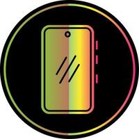 smartphone glyph ten gevolge kleur icoon vector