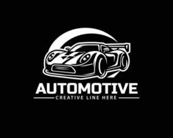 auto, een illustratie van logo auto vector