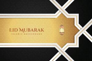 vector elegant luxueus Ramadan, eid al fitr, Islamitisch achtergrond decoratief groet kaart