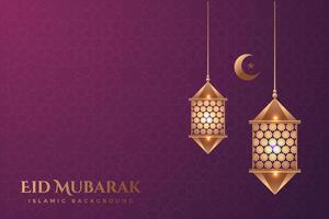 vector elegant luxueus Ramadan, eid al fitr, Islamitisch achtergrond decoratief groet kaart