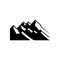 montain schets afbeeldingen. vector illustratie en logo.