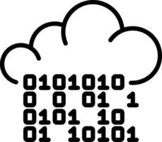 wolk icoon symbool vector afbeelding. illustratie van de hosting opslagruimte ontwerp beeld