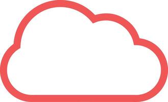 wolk icoon symbool vector beeld