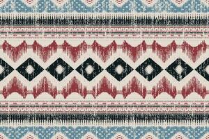 Navajo tribal vector naadloos patroon. inheems Amerikaans ornament. etnisch zuiden western decor stijl. boho meetkundig ornament. vector naadloos patroon. Mexicaans deken, tapijt. geweven tapijt illustratie