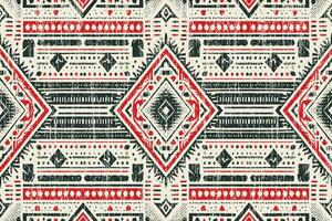 Navajo tribal vector naadloos patroon. inheems Amerikaans ornament. etnisch zuiden western decor stijl. boho meetkundig ornament. vector naadloos patroon. Mexicaans deken, tapijt. geweven tapijt illustratie