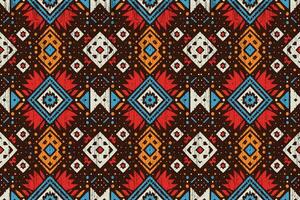 Navajo tribal vector naadloos patroon. inheems Amerikaans ornament. etnisch zuiden western decor stijl. boho meetkundig ornament. vector naadloos patroon. Mexicaans deken, tapijt. geweven tapijt illustratie