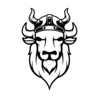 buffel viking schets versie vector