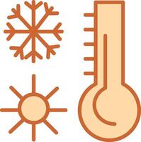 thermometer vector pictogram