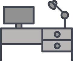 studie bureau ik vector icoon