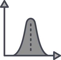 histogram vector icoon