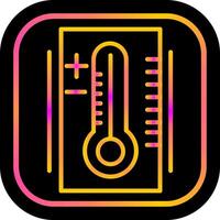 thermometer vector pictogram