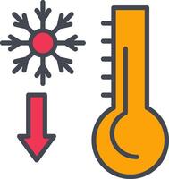 thermometer vector pictogram