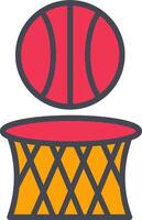 basketbal vector pictogram