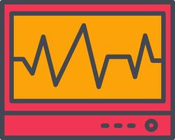 ecg vector icoon