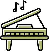 piano vector pictogram