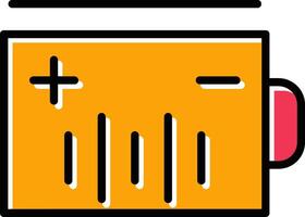 batterij vector pictogram