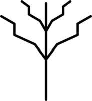 boom met Nee bladeren vector icoon