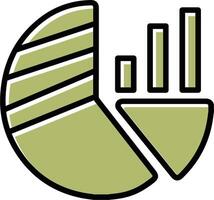 cirkeldiagram vector pictogram