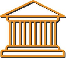 Parthenon vector icoon