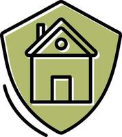 huis bescherming vector icoon