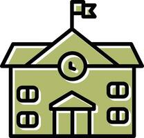 school vector pictogram