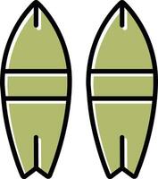 surfplank vector pictogram