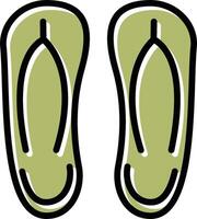 slippers vector icoon