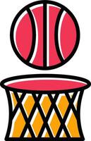 basketbal vector pictogram